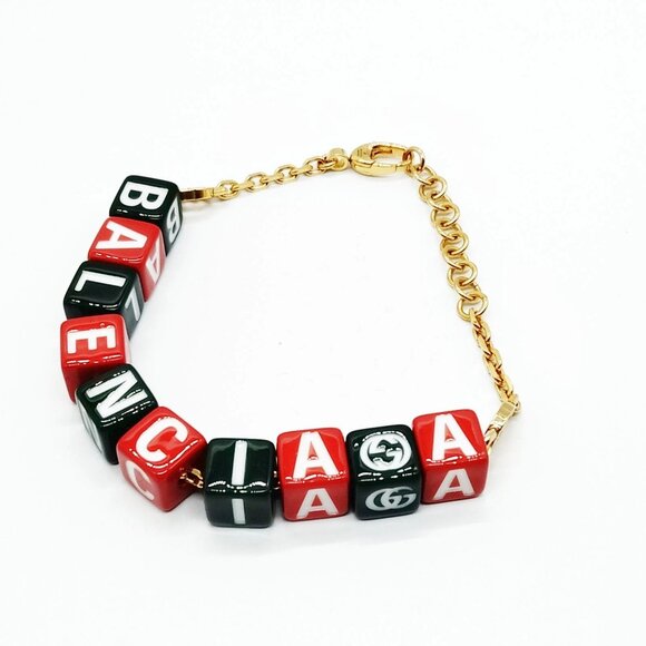 Gucci Bracelet Reds Greens 250-081425 - Picture 1 of 9